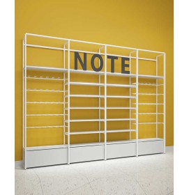 Creative Modern Retail Supermarket Shelves Wall Mounted Retail Shelving