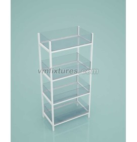 Luxe Creatief Ontwerp Houten Glas Sieraden Winkel Display Teller Showcase
