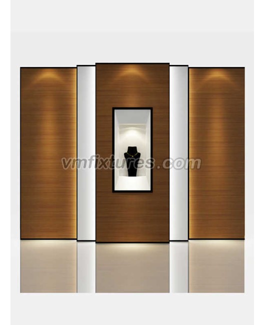Thiết kế quầy trưng bày cửa hàng đồng hồ bằng kính bằng gỗ cao cấp