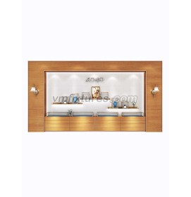 ハイエンド木製ガラス時計店ディスプレイカウンターデザイン