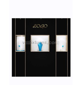 High End Wooden Wall Mounted Jewelry Display Cabinet