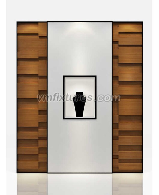 High End Custom Design Wall Showcase For Jewelry Store
