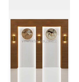 Commercial Custom Innovative Design  Wall Mounted Display Showcases For Jewelry Store