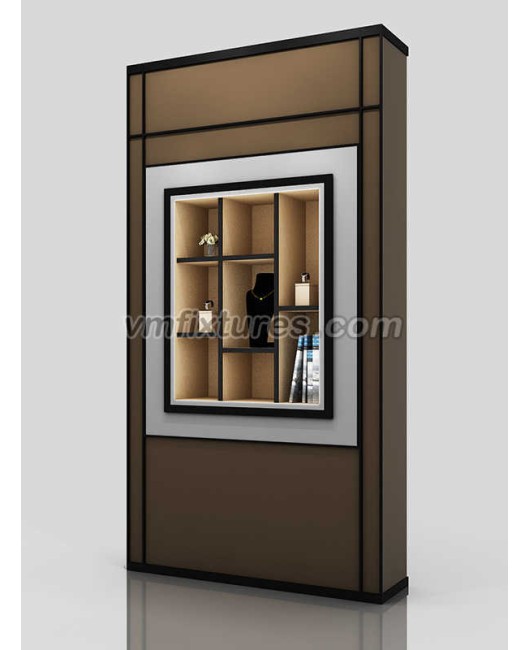 High End Retail Custom Design Jewelry Wall Display Case