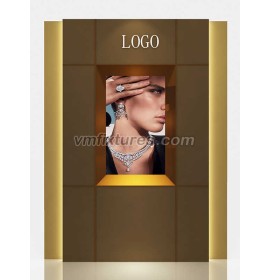 Custom Design High End Wall Mounted Jewelry Displays