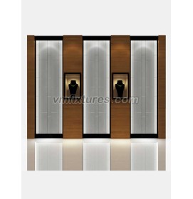 Luxury Custom Wooden Wall Mounted Jewelry Cabinet