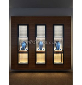 ハイエンド木製ガラス時計店ディスプレイカウンターデザイン