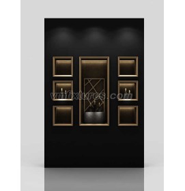 Luxury Custom Creative Design Wooden Jewelry Wall Display