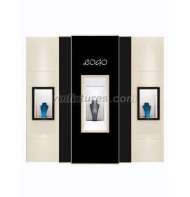 Luxury Custom Creative Design Wooden Lockable Wall Mounted Jewelry Cabinet