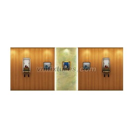 Luxury Innovative Design Wooden Wall Jewelry Display Cabinet