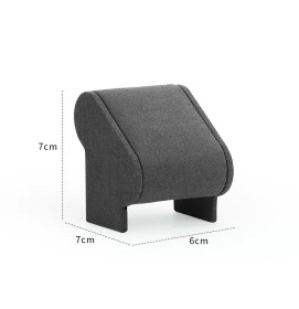 Popular Luxury Gray Velvet Wrist Watch Display Stand For Sale