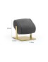 Popular New Luxury Gold Metal Gray Velvet Watch Display Stand