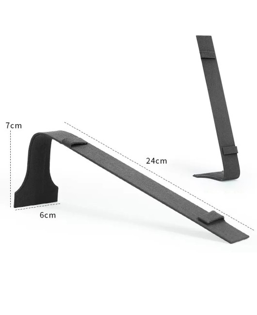 Popular New Luxury Gray Velvet Watch Display Stand For Sale