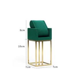 High End Green Velvet Watch Display Stands For Sale