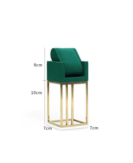 High End Green Velvet Watch Display Stands For Sale