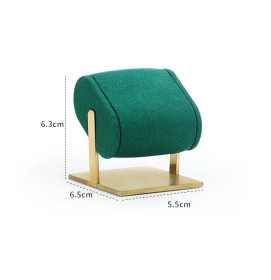 Giá trưng bày đồng hồ nhung xanh kim loại vàng sang trọng phổ biến đang được bán