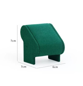 Popular Luxury Green Velvet Wrist Watch Display Stand For Sale