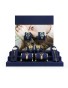 New Retail Navy Blue Velvet Watch Display Sets For Sale
