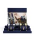 New Retail Navy Blue Velvet Watch Display Stands For Sale