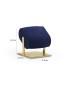 Popular New Luxury Gold Metal Navy Blue Velvet Watch Display Stand
