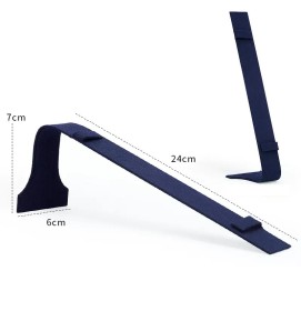 Popular New Luxury Navy Blue Velvet Watch Display Stand For Sale