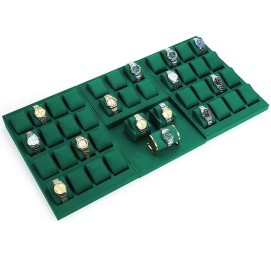 グリーンベルベットの腕時計ディスプレイセット販売中