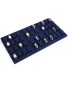 High End Navy Blue Velvet Watch Display Trays