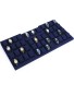 Luxury Navy Blue Velvet Watch Display Trays