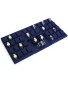 Moderne nieuwe marineblauwe fluwelen horlogedisplaytrays