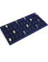 Popular New Navy Blue Velvet Watch Display Trays