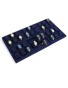 Khay trưng bày đồng hồ nhung xanh navy cao cấp mới