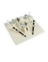 Off White Velvet Watch Display Sets For Sale