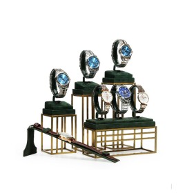 New Retail Green Watch Display Set For Sale