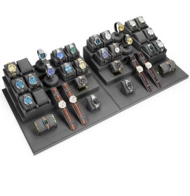 Hot Sale Dark Gray Velvet Watch Display Sets