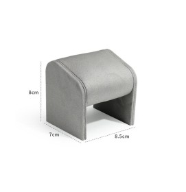 High End New Light Gray Velvet Watch Display Stand