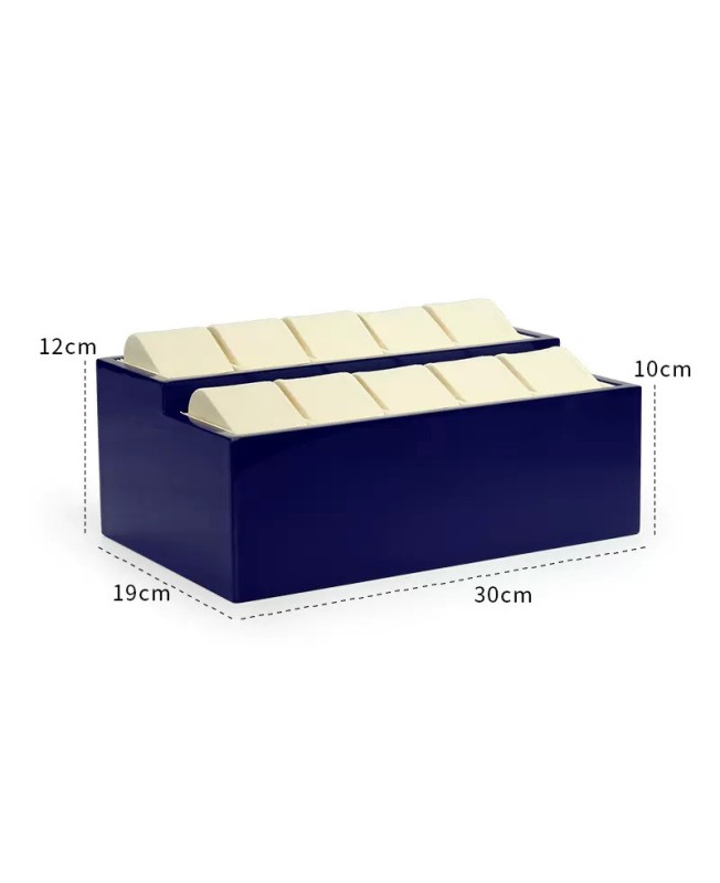 New Popular Off White Velvet Watch Display Holder Tray For Sale