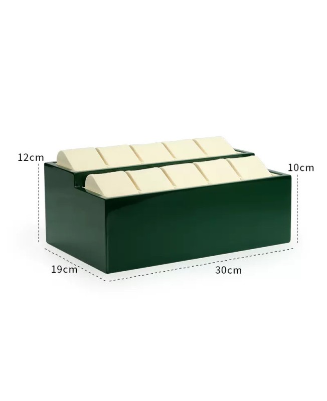 New Popular Off White Velvet Watch Display Holder Tray For Sale