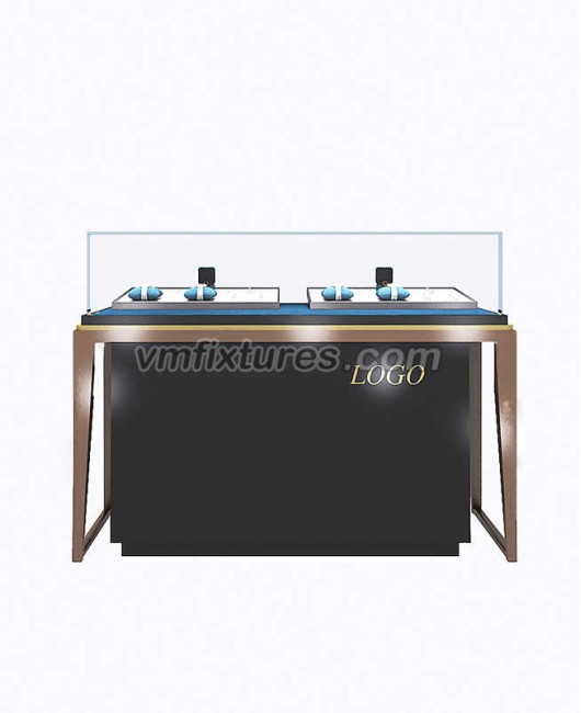 Commercial Custom Retail Wooden Watch Display Counter For Shop