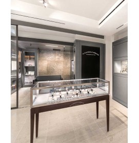 High End Modern Retail Glass Watch Shop Display Table Showcase Design