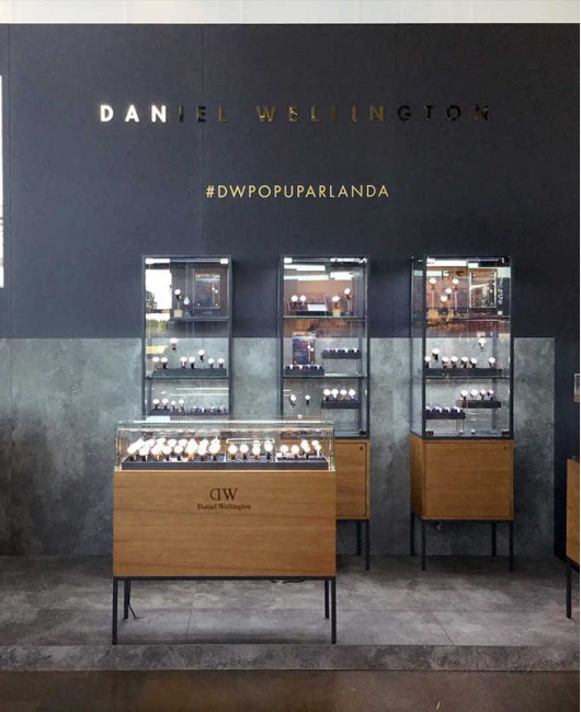 Luxe Creatief Ontwerp Houten Glas Sieraden Winkel Display Teller Showcase