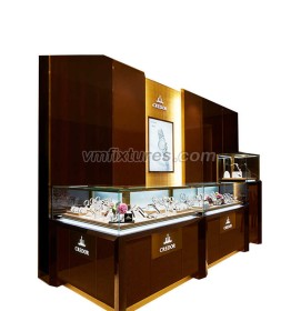 Commercial Luxury Custom Retail Modern Watch Display Counter Showcase