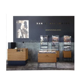 Nieuw ontwerp Custom Retail Glass Watch Display Showcase