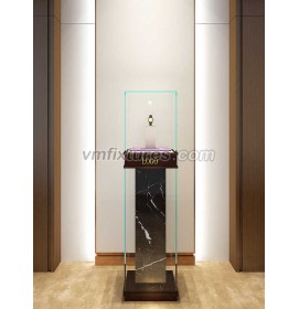 Vitrine de Pedestal de Jóias Modernas com Design Personalizado Comercial Comercial