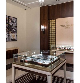 Luxury Modern Wooden Watch Store Display Table