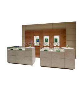 Commercial Luxury Custom Retail  Watch Display Showcase Counter 