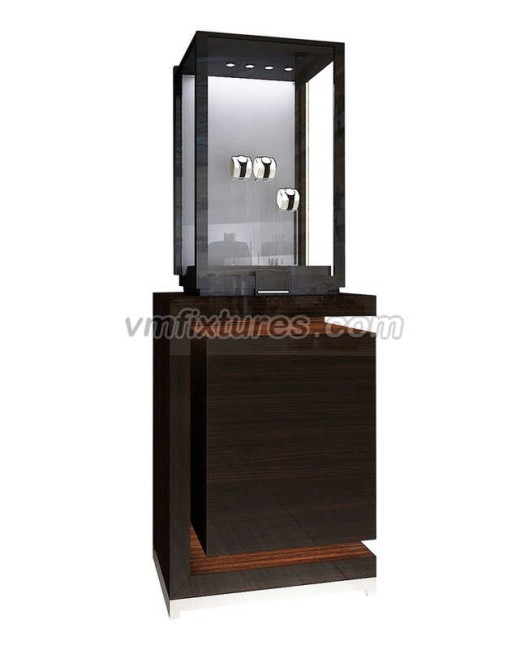 High End Custom Retail Wooden Watch Store Display Cases For Sale