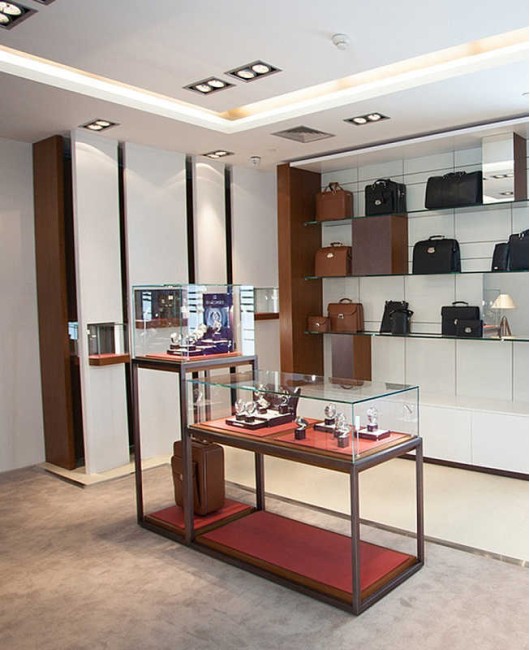 Commercial Modern Retail Watch Store Display Table Design
