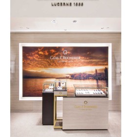 Commercial Modern Wooden Retail Store Watch Shop Counter Design